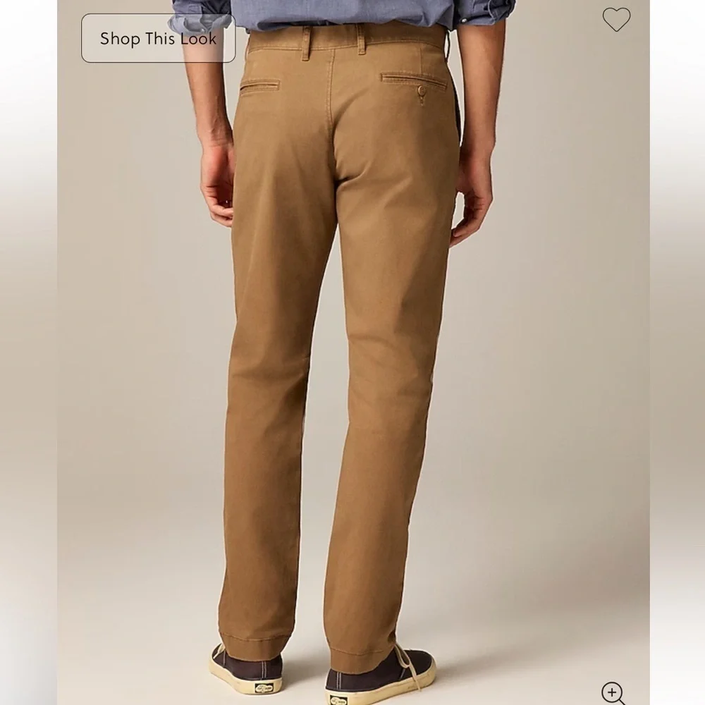 J crew river brown 770™ Straight-fit stretch chino pant